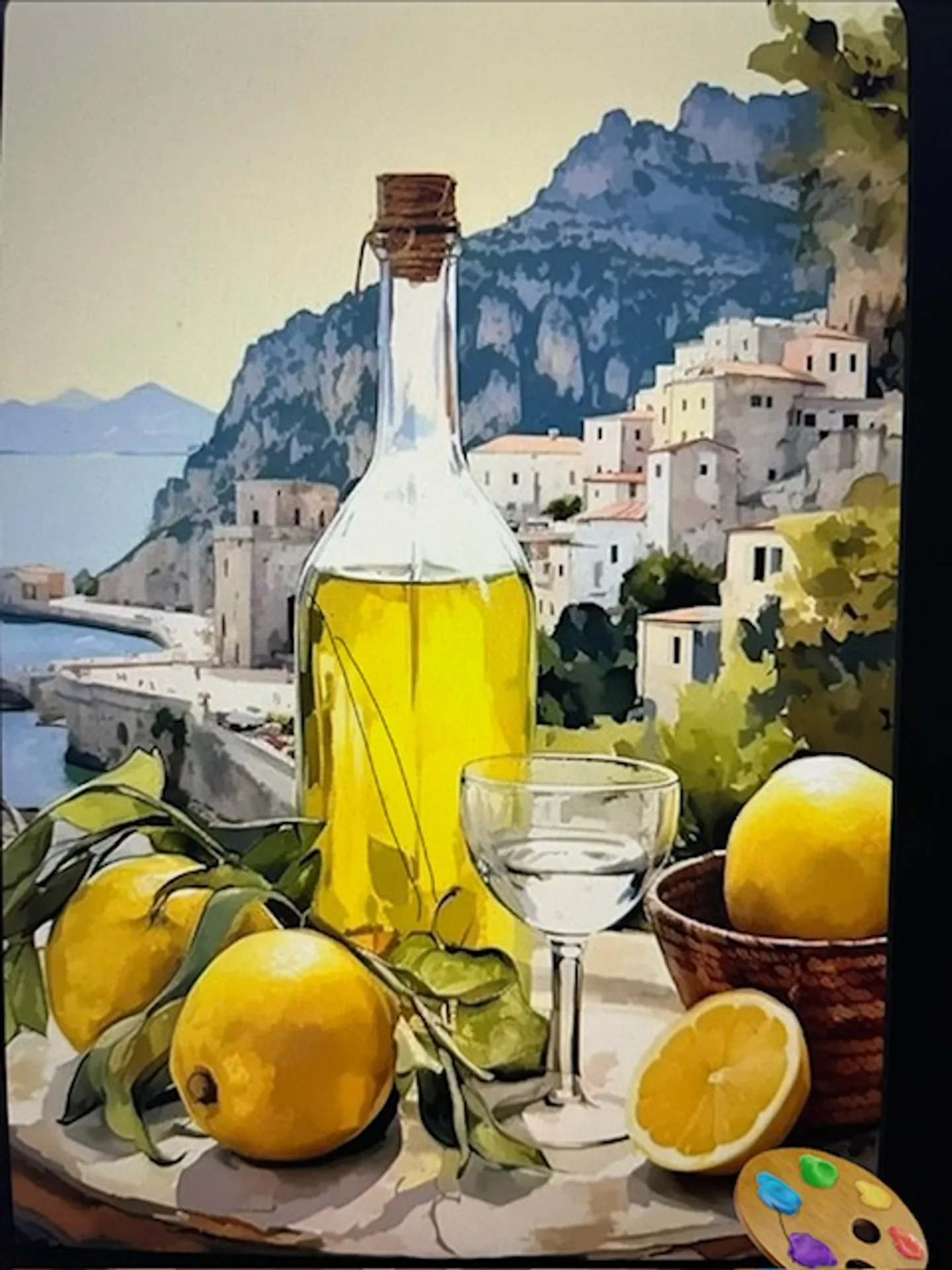 Sip and Paint in Vecsés - Mediterranean Summer Wine Tasting